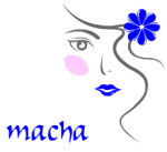 Macha bleu
