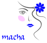 Macha bleu